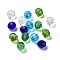 Glass K9 Glass, Imitation Austrian Crystal Beads, Faceted, Round, Mixed Color, 10mm, Hole: 1.4mm