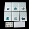 Father's Day Gift Cards, with Envelope and Sticker, Dark Turquoise, 100x150x0.6mm