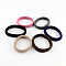 Elastic Hair Ties, Ponytail Holder, Mixed Color, 40~45mm, 20pcs/box