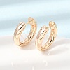Brass Huggie Hoop Earrings KK-CBACA55-22G-1