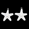Opaque Resin Pendants RE-CBAF00C-05P-2