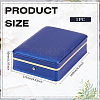 Imitation Leather Pure Color Flip-open Gift Boxes CON-WH0095-238B-03-2