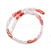 Electroplate Glass Beads Strands EGLA-P065-01A-08-4