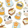 20Pcs 5 Styles Alloy Enamel Pendants ENAM-CJ0005-02-3