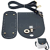 1 Bag Handmade PU Leather Crochet Shoulder Bag Accessories Kits DIY-CL0001-04A-1