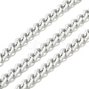 Spray Painted 304 Stainless Steel Curb Chains STAS-B067-05A-09-1