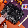 Halloween Spider & Spider Web Polyester Gauze Fabric AJEW-WH0314-677B-3