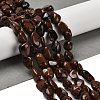 Natural Mahogany Obsidian Beads Strands G-P497-01E-87-2