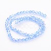 Glass Beads Strands GB4mm22Y-AB-2