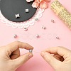 10Pcs 5 Styles Brass Micro Pave Cubic Zirconia Beads KK-CJ0004-20-4