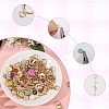 1 Bag DIY Keychain Kit DIY-GL0007-19A-4