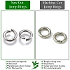 Tarnish Resistant 304 Stainless Steel Open Jump Rings STAS-J013-6x0.9mm-01-2