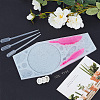 DIY Woven Net/Web Pendant Makings DIY-SC0001-12-6
