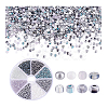 80G 8 Colors Round Glass Seed Beads SEED-PH0002-42-7