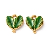 304 Stainless Steel Enamel Pendants SA-L002-17G-02-1