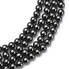 Non-Magnetic Synthetic Hematite Beads Strands X-G-H1624-8mm-2-3