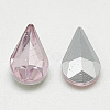 Pointed Back Glass Rhinestone Cabochons RGLA-T082-6x10mm-10-2