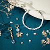 24Pcs 6 Styles Rack Plating Brass Spacer Beads KK-PH0006-67-5