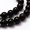 Natural Golden Sheen Obsidian Beads Strands G-F364-08-8mm-3