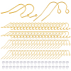 100Pcs 2 Style 304 Stainless Steel Earring Hooks STAS-BBC0004-49-1
