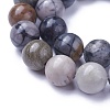 Natural Polychrome Jasper/Picasso Stone/Picasso Jasper Beads Strands G-P424-C-10mm-3