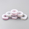6 Rolls 6 Styles Mother's Day Word Polyester Word Printed Ribbon OCOR-WH0078-420-1