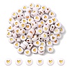 Plating Acrylic Beads PACR-YW0001-13-1