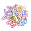 10Pcs 10 Styles Computerized Embroidery Cloth Self Adhesive Patches PATC-TA00001-04-2