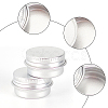 Round Aluminium Tin Cans CON-WH0079-14-4