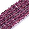 Natural Garnet Beads Strands G-E560-R12-01-1