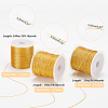 PandaHall Elite 6 Rolls 6 Styles Metallic Cord OCOR-PH0002-58-2