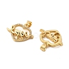 Brass Micro Pave Cubic Zirconia Pendants KK-R229-11G-C-2