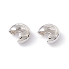 Brass Crimp Beads Covers KK-P219-05A-P-1