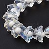Transparent Glass Beads Strands LAMP-H061-01D-6