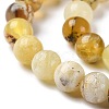 Natural Yellow Opal Beads Strands G-Q1001-A02-01-3