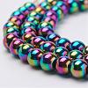 Electroplate Magnetic Synthetic Hematite Strands G-F424-31-5mm-1