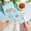 Food Theme Pendant Stitch Markers HJEW-AB00376-3