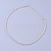 Natural Prehnite Beaded Necklaces NJEW-K114-A-A12-1