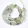 Natural Prehnite Beads Strands G-S345-8x11-007-2