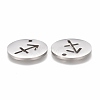 Tarnish Resistant 201 Stainless Steel Pendants STAS-Z001-B-12P-2
