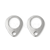 Non-Tarnish 201 Stainless Steel Chain Tabs X-STAS-F192-029P-2