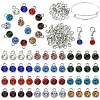 DIY 304 Stainless Steel Expandable Bangle with Charms Making Kit DIY-YW0008-68-1