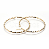 201 Stainless Steel Big Hoop Earrings EJEW-A054-06A-G-2