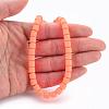 Polymer Clay Bead Strands CLAY-T001-C54-6