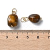 Natural Tiger Eye Pendants STAS-C120-07G-3