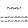 Tarnish Resistant 304 Stainless Steel Cable Chains CHS-D005-02P-1