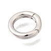 Brass Spring Gate Rings KK-C255-06P-2
