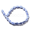 Handmade Porcelain Beads Strands PORC-I028-01G-2