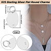 4Pcs 925 Sterling Silver Pendants STER-BBC0005-37A-2