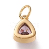 PVD Vacuum Plating 304 Stainless Steel Cubic Zirconia Pendant ZIRC-P080-A01-2